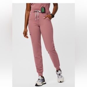 women's Mauve Zamora High Waisted - Jogger Scrub Pants - S / Mauve